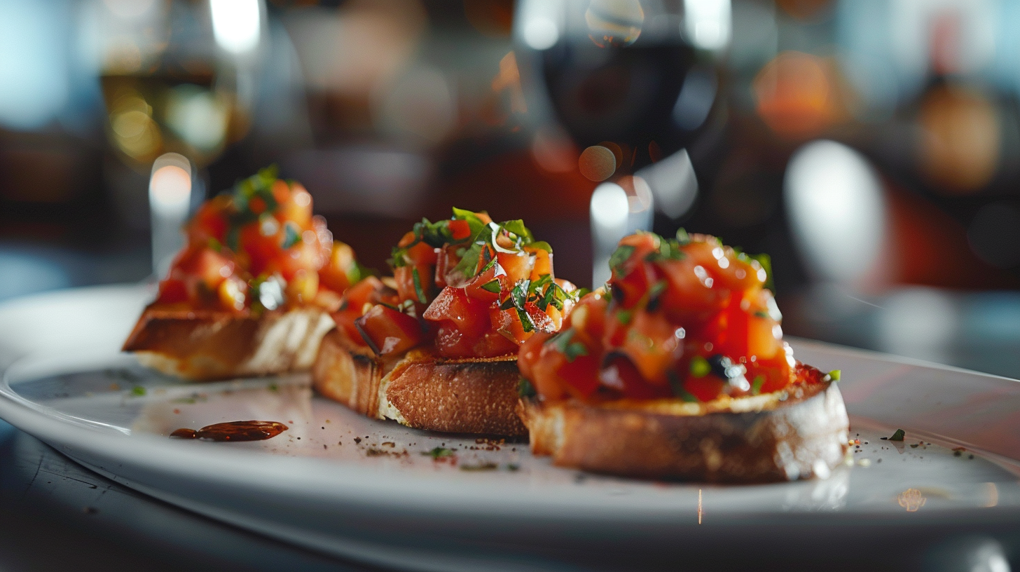 An easy to make, classic Italian appetizer that's perfect for any get together. Made with fresh tomatoes, basil, and deliciously seasoned bread.