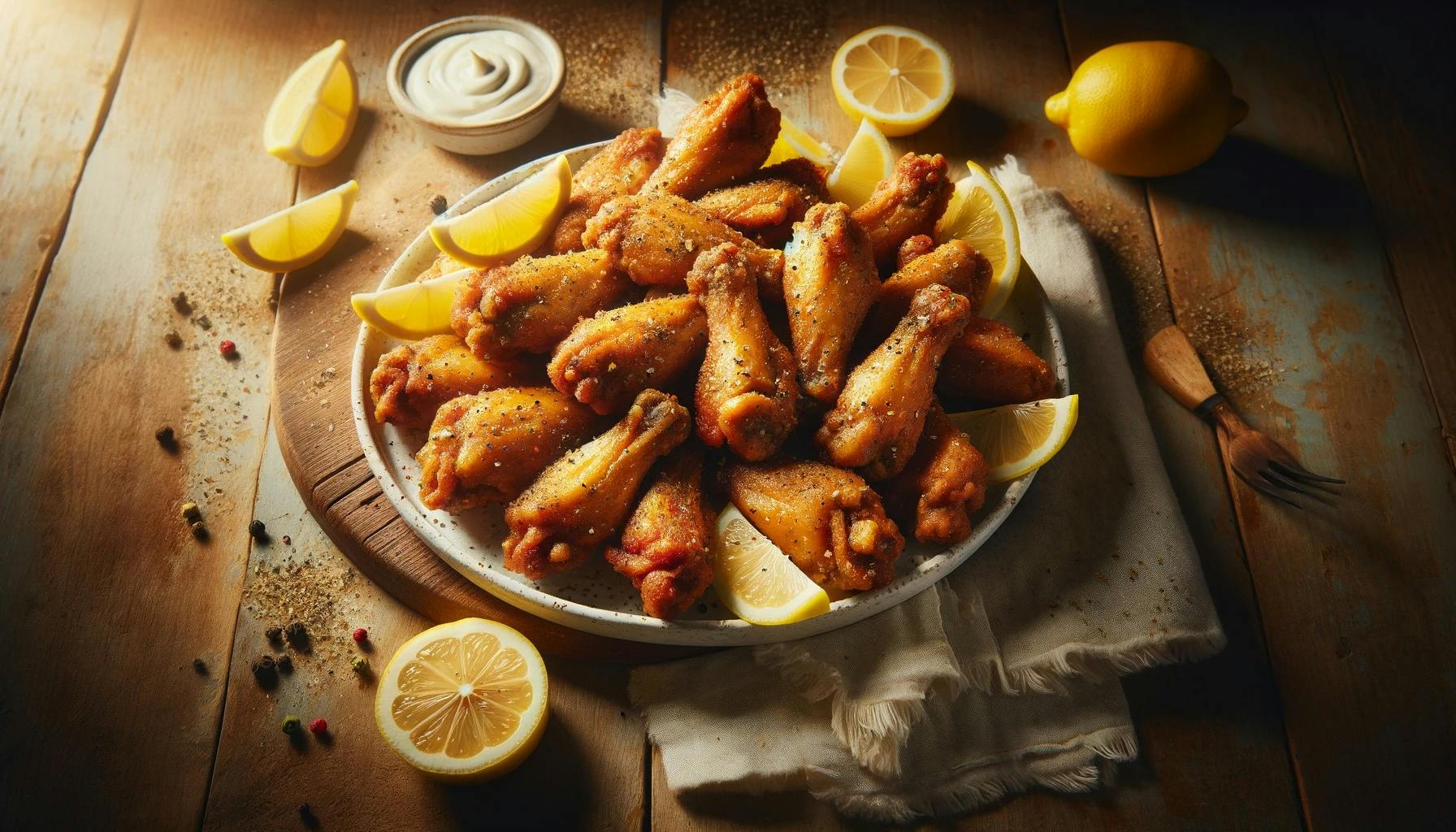 Crispy, tangy, spicy, and tart—these lemon pepper wings are sure to satisfy all your cravings! Making them at home is remarkably easy and takes just a few steps.