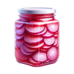 Pickled red onions